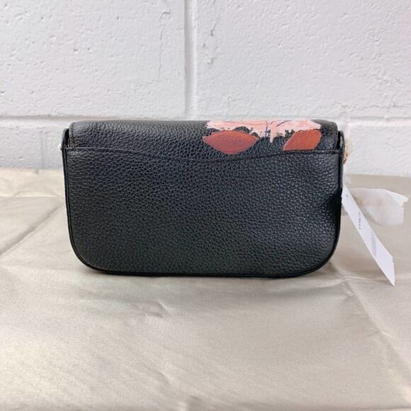 Coach C5586 X Jean-Michel Basquiat Kleo Crossbody Leather Black Multi - Picture 2 of 5